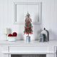 30" Flocked Berry Artificial Christmas Tree, Decorative Planter