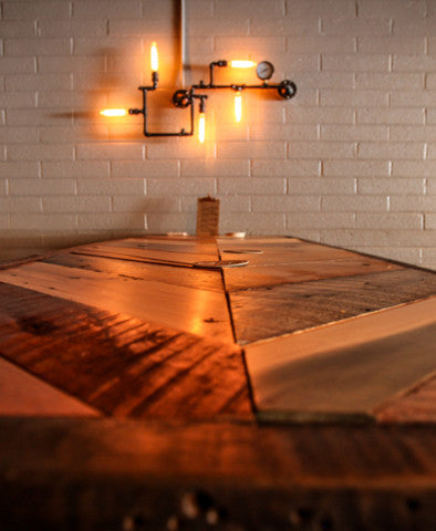 Vintage Industrial Steel Pipe Wall Lighting Fixture
