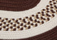 Colonial Mills Flowers Bay FB81 Brown Indoor/Outdoor Area Rug, Round 12'x12'