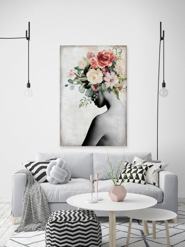 "Unpredictable" Painting Print on Wrapped Canvas, 12x18