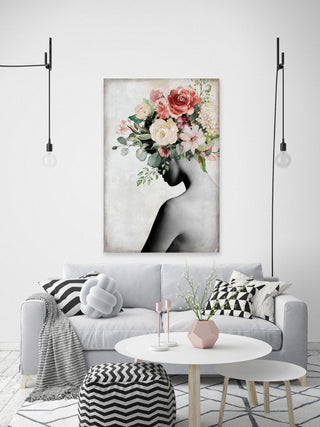 "Unpredictable" Painting Print on Wrapped Canvas, 12x18