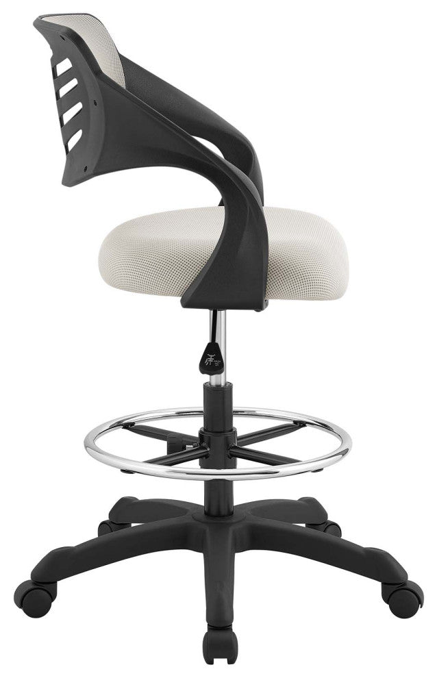 Gray Thrive Mesh Drafting Chair
