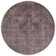 Ahgly Company Indoor Round Mid-Century Modern Area Rugs, 8' Round