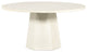Bowman Outdoor Dining Table-60-White
