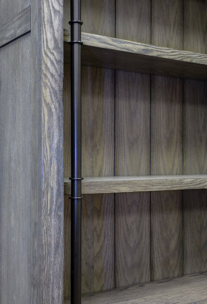 Avondale 8' Tall Wood Bookcase Storage
