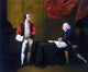 Benjamin Wilson Two Gentlemen, 20"x25" Wall Decal Print