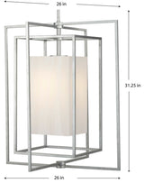 POINT DUMEÂ® Shadmore Galvanized Finish Outdoor Hanging Pendant