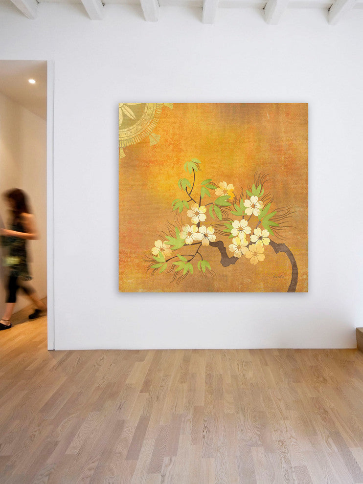 "Zen Chakra IV" Painting Print on Canvas by Evelia