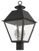 Black Classic, Colonial, Historical, Timeless Outdoor Post Top Lantern