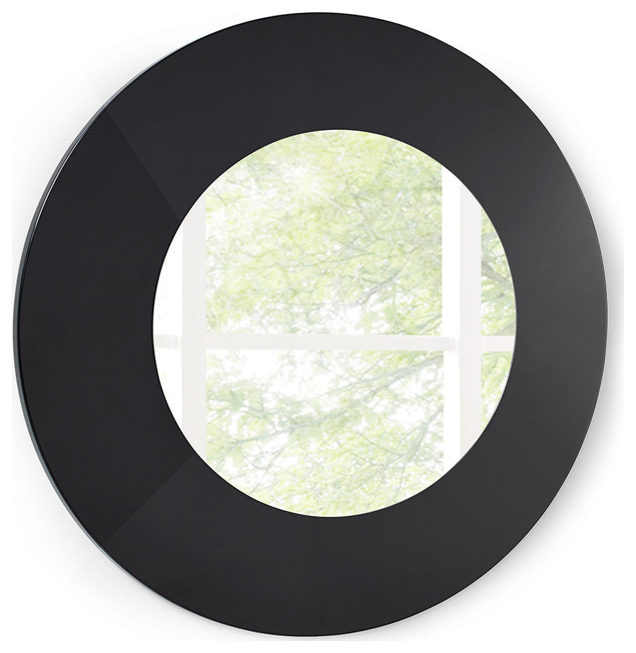 Mirror, High Gloss Black Lacquer