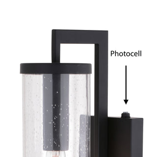 Morgan Park 20"H Outdoor Wall Light Matte Black