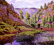 Emile Dezaunay La Vallee de Daoulas, Gallery Wrapped Canvas Print, 20"x25"
