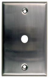 Single Cable Switch Plate, Satin Nickel
