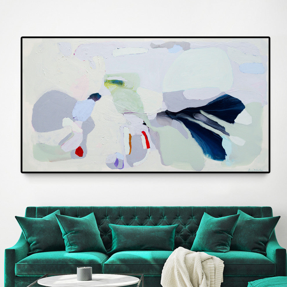 "Breathe" Oversized Framed Canvas, 40" x 60"