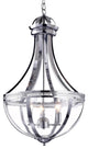 WAREHOUSE OF TIFFANY'S RL8143CH Ariadna 19 in. 3-Light Indoor Chrome Finish