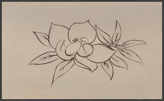Magnolias, Line II, 50 x 30
