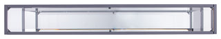 Shirebrook Narrow Metal Console Table - Silver