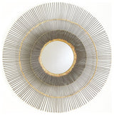 Radiance Wall Mirror, Natural Iron