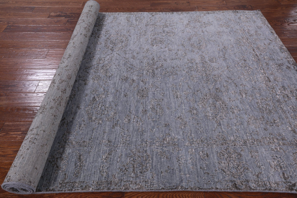 Wool and Silk Persian Handmade Rug 5' 11" X 9' 3" Q6286
