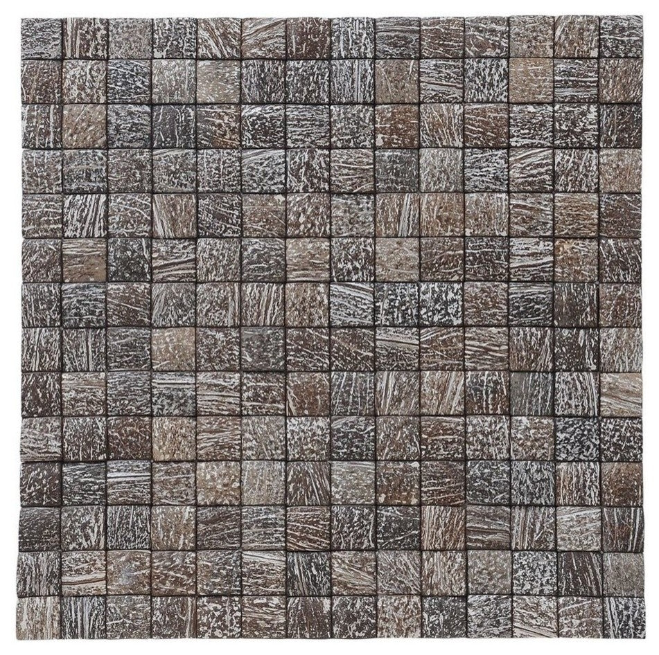 East at Main Tumbled Limestone Coconut Shell Wall Tile
