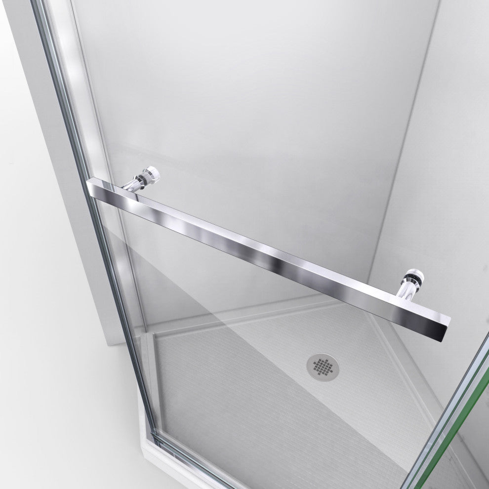 DreamLine Prism 36x74 3/4 Neo-Angle Pivot Shower Enclosure Satin Black, Black