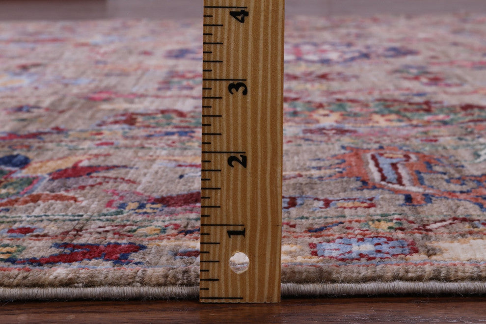 6' 7" X 9' 10" Persian Tabriz Hand Knotted Rug - Q12851