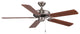 Dalton 52" Ceiling Fan, Nickel