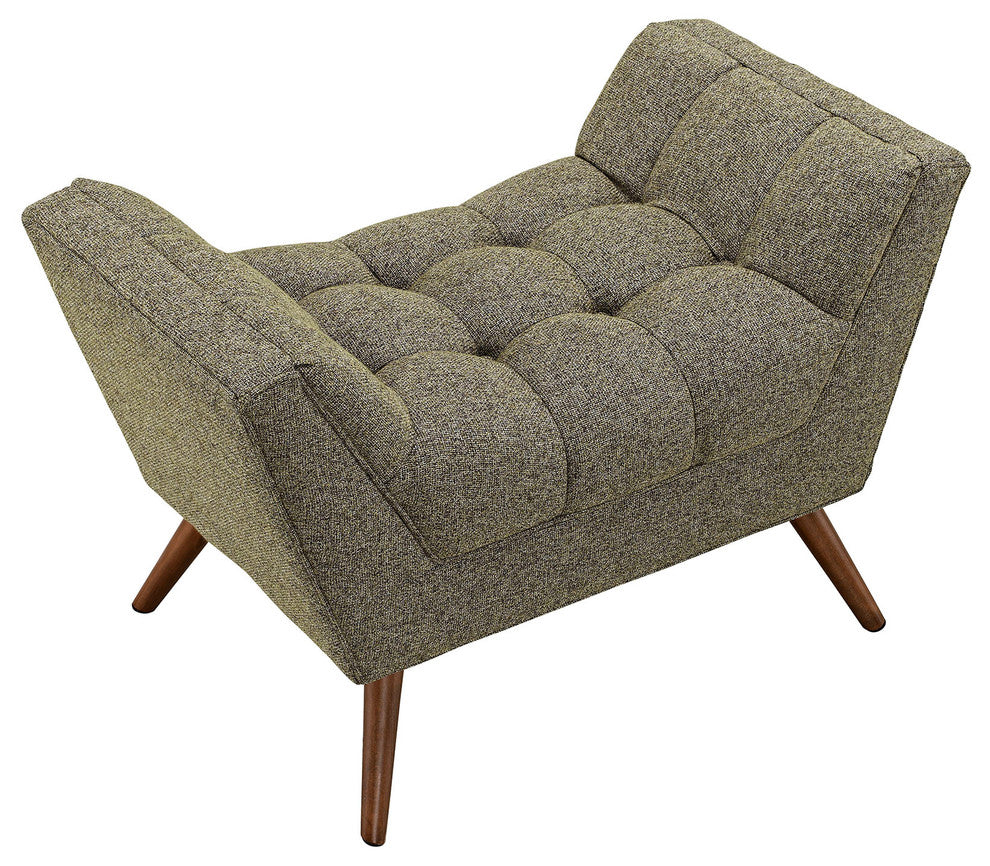 Modern Contemporary Fabric Ottoman , Beige, Fabric