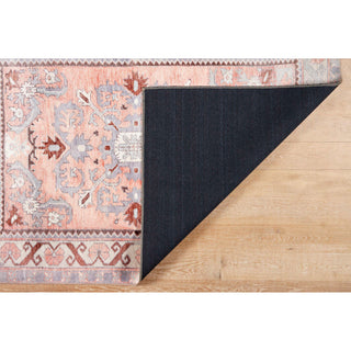 Bergen Boho Medallion Machine Made Indoor Area Rug, 2'6"x7'6", Rust