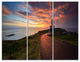 "Punta Nariga Lighthouse Spain" Photo Wall Art, 3 Panels, 36"x28"
