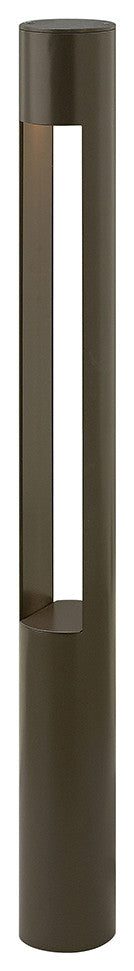 Hinkley 55601BZ Atlantis Round Large 120v Bollard, Dark Bronze, Light Bronze