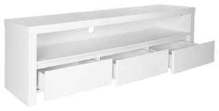 Bryant Media Stand, Matte White