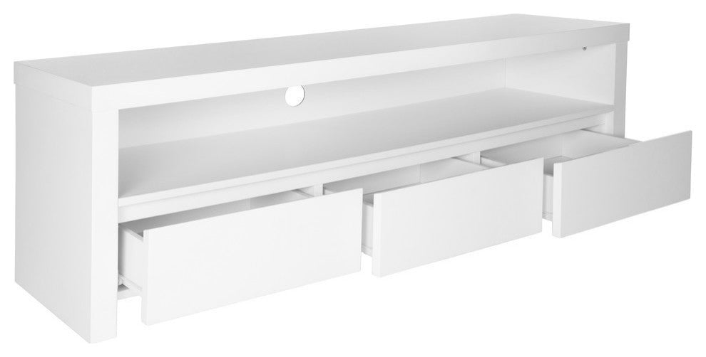 Bryant Media Stand, Matte White