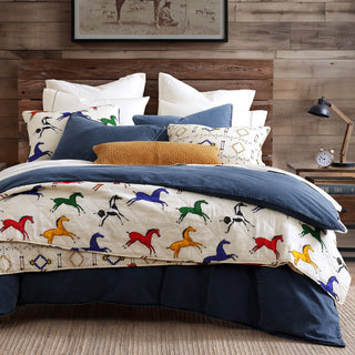 Wild Horses Reversible Quilt Set, 3-Piece, Twin