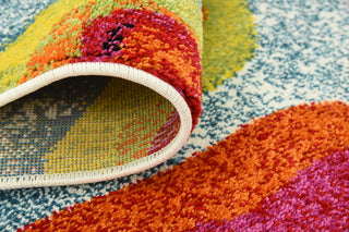 Unique Loom Blue Lyon Sydney 2' 0 x 6' 0 Runner Rug