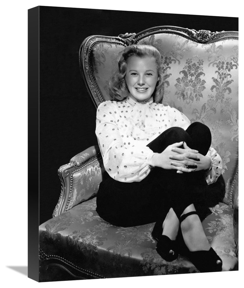 "June Allyson" Stretched Canvas Giclee by Hollywood Photo Archive, 17"x22"