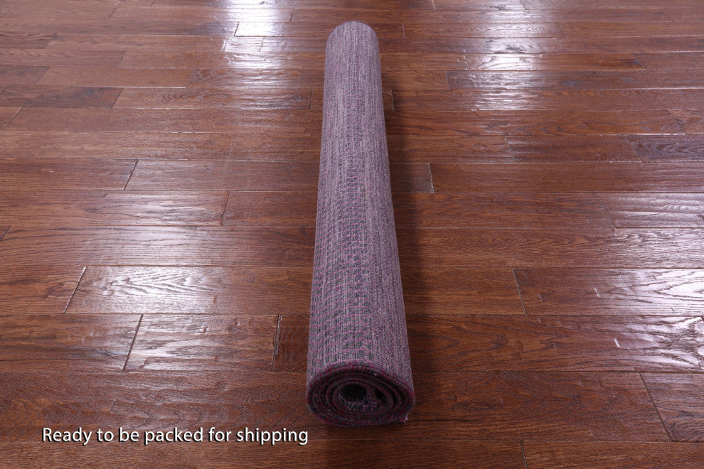 Savannah Grass Wool and Silk Handmade Rug 4' 0" X 5' 11" Q11992