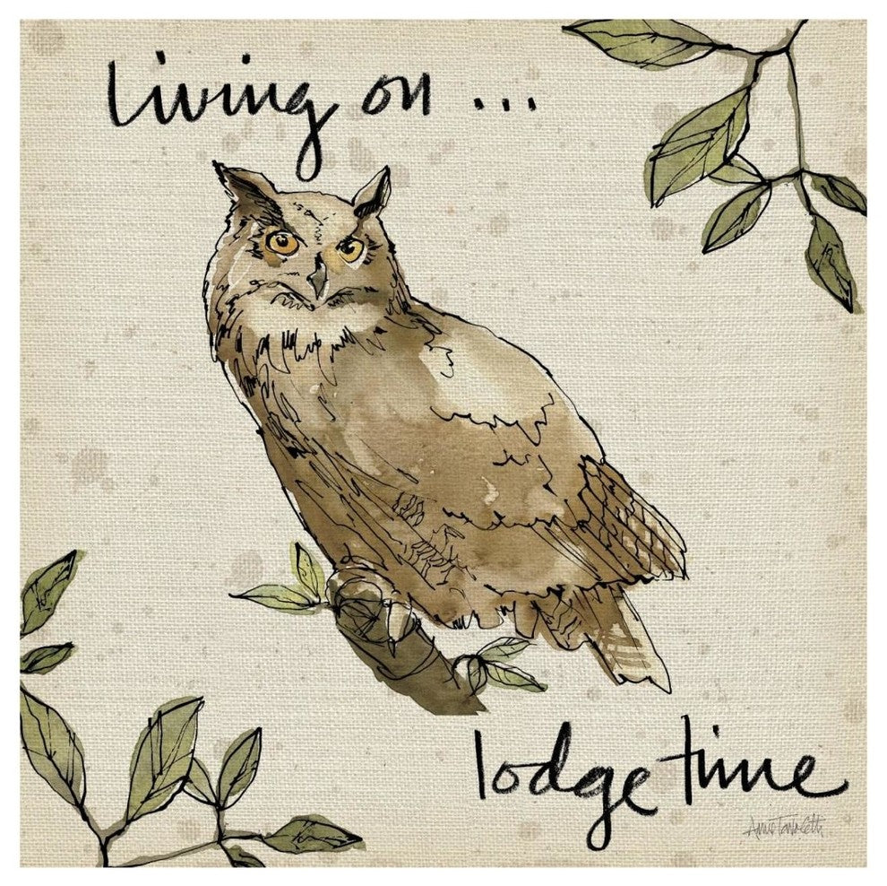 "Lodge Life VI" Digital Paper Print by Anne Tavoletti, 32"x32"