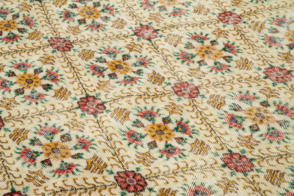 Rug N Carpet - Handwoven Oriental 5' 7'' x 8' 5'' Antique Vintage Rug