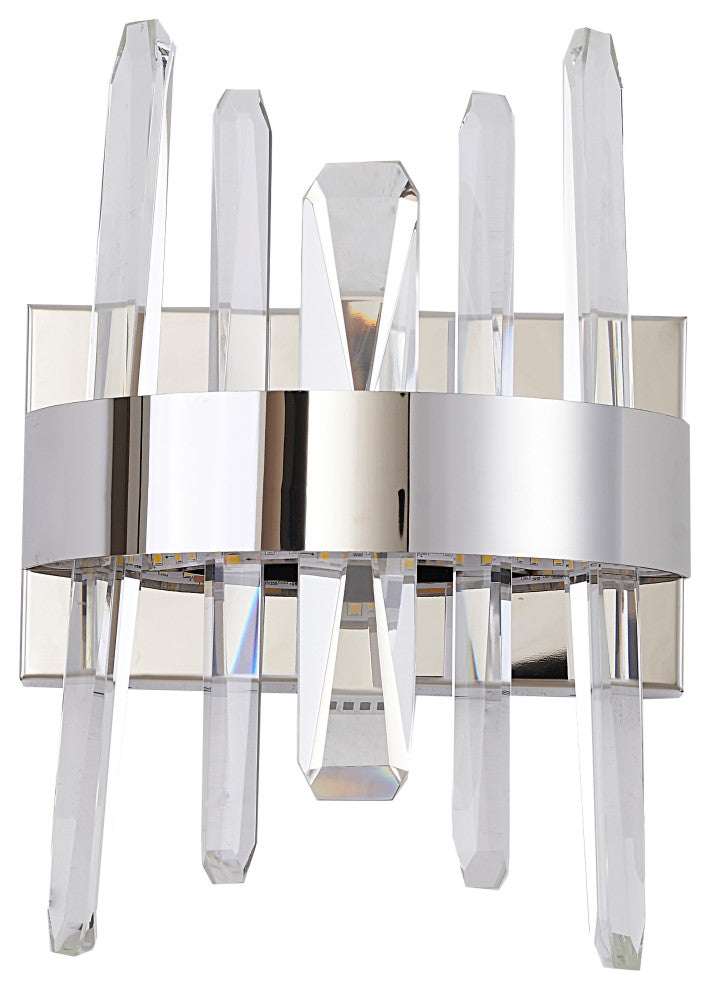 Bethel International FT73W12CR 5 Light LED Wall Sconce, Chrome