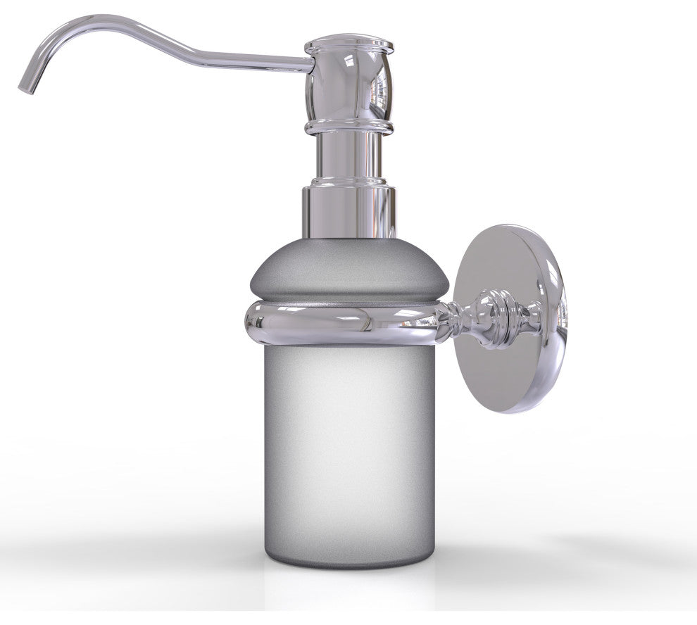 Prestige Skyline Wall Mounted Soap Dispenser, Polished Chrome