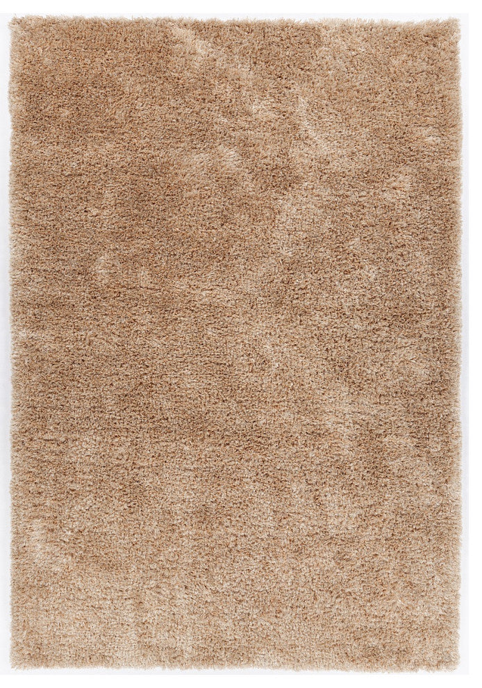 Sofie Handwoven Contemporary Shag Rug, Tan, Rectangular 5'x7'6