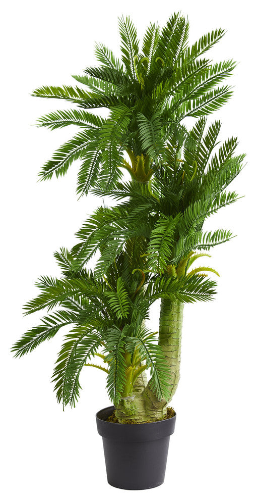 Nearly Natural Triple Potted Cycas Artificial Plant