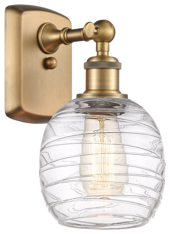 Innovations 516-1W-BB-G1013-LED 1-Light Sconce, Brushed Brass