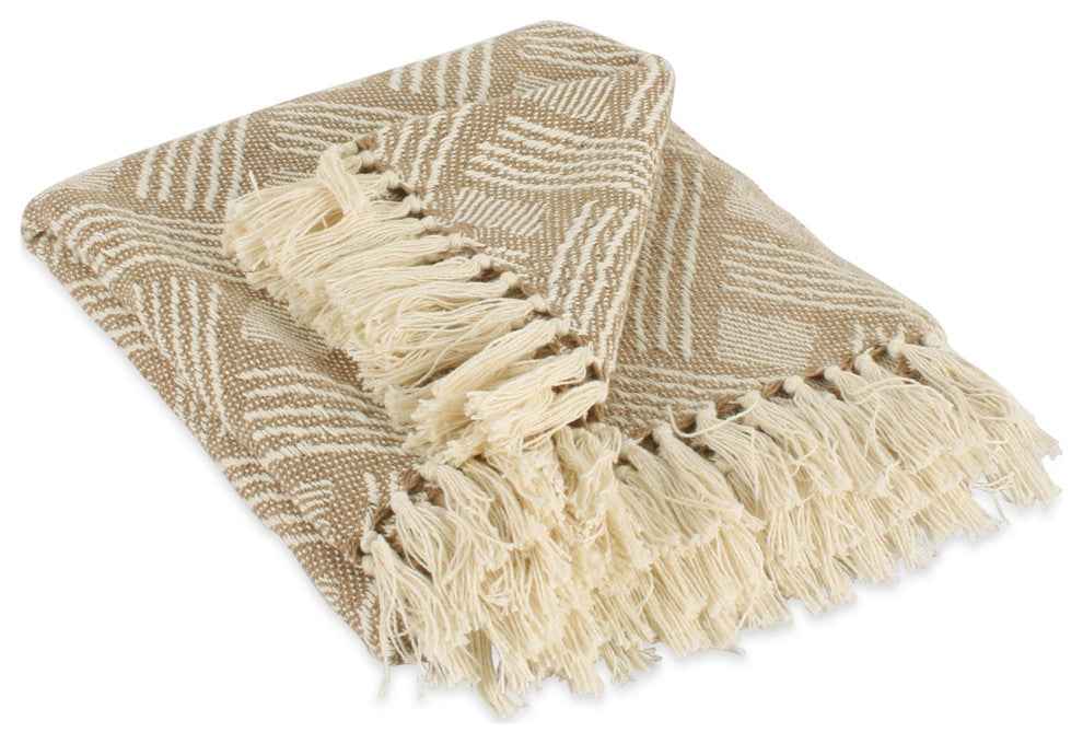 Stone Basketweave Throw