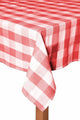 Farm Check 100% Cotton Table Cloth, Red, 70 Round