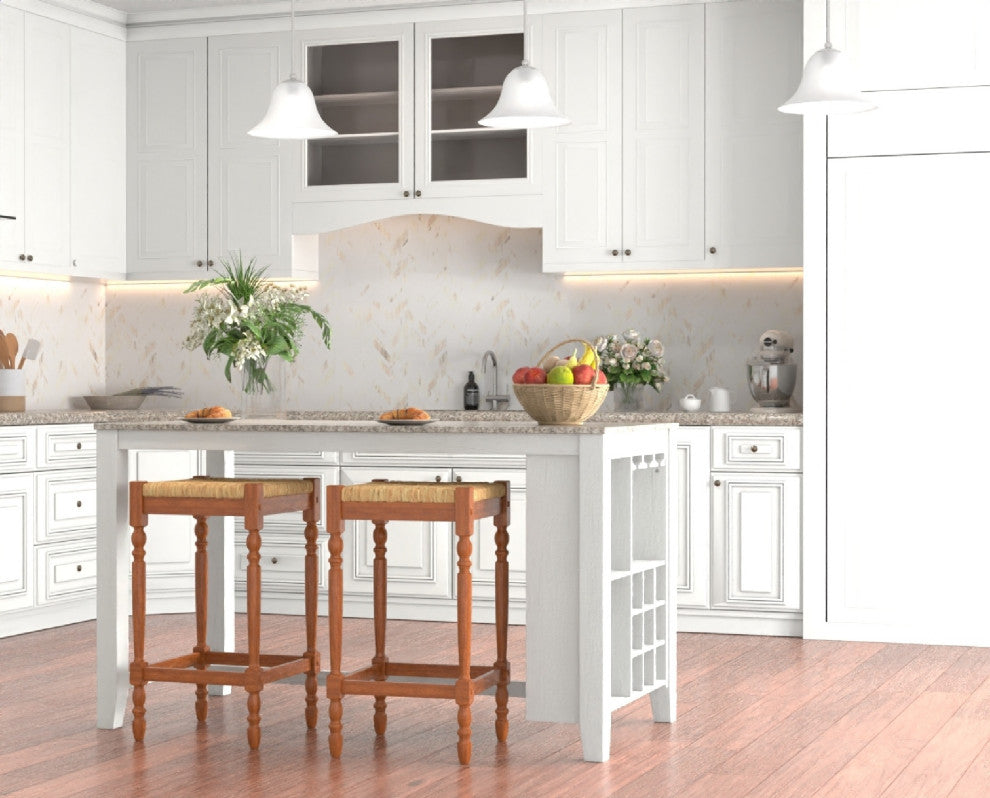 Thomasville Rta 29" Bar Stool, Walnut