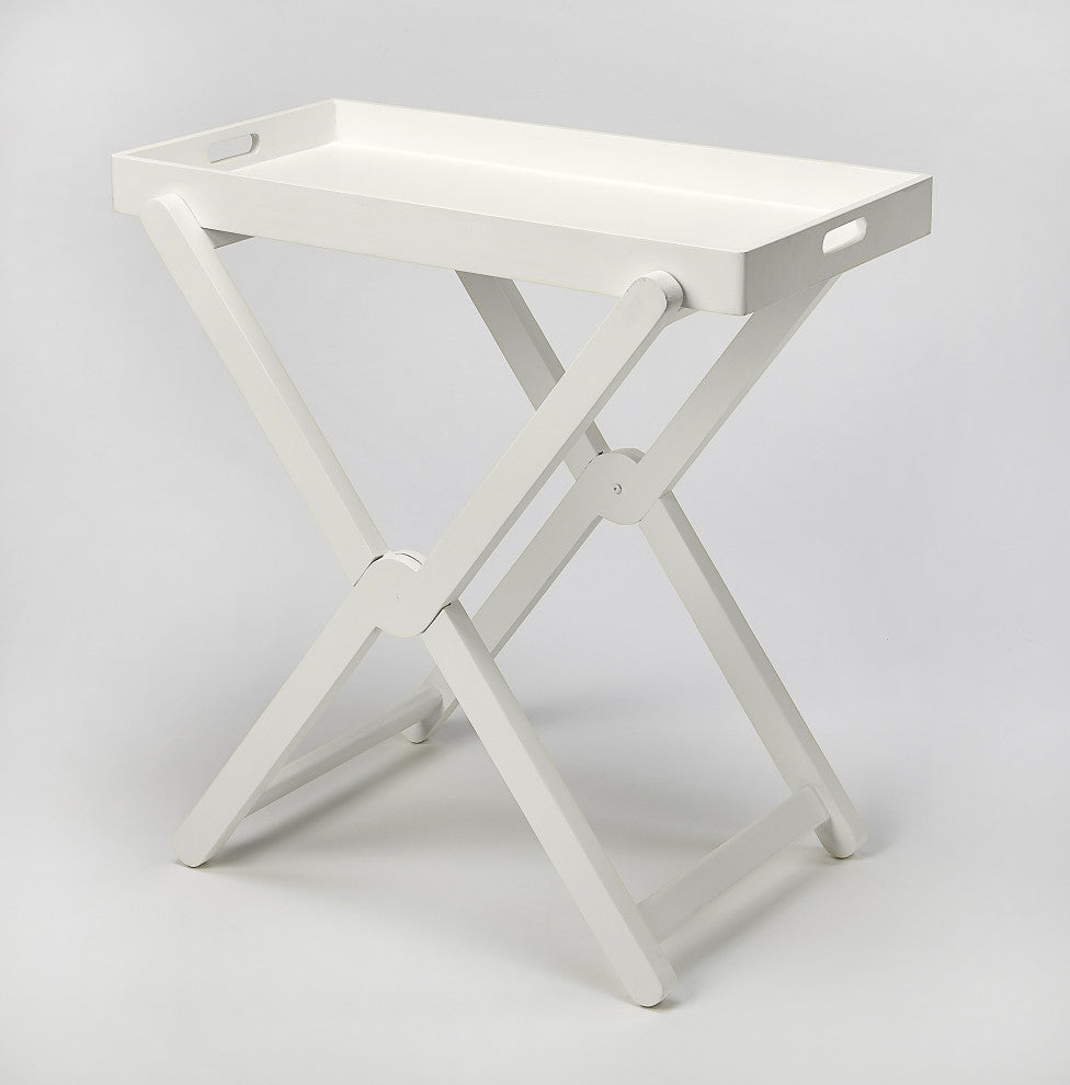 Edna White Tray Table, 5360288