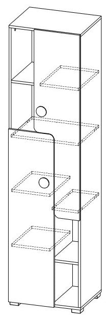 YUKO Kids Bookcase