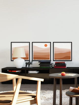 Your Mountain Is Waiting Triptych, Set of 3, 24x24 Panels